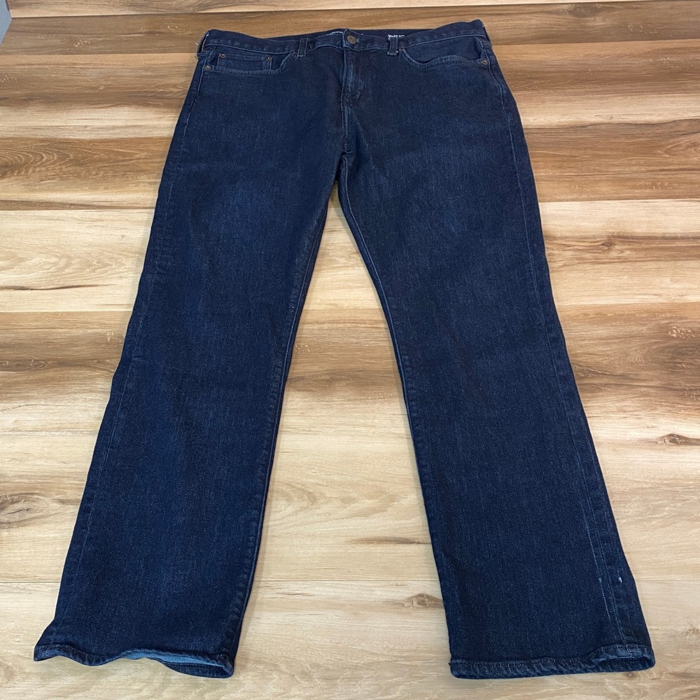 Banana Republic Travel Jean Mens 36x32 Slim Fit Dark Wash Indigo Denim Pants
